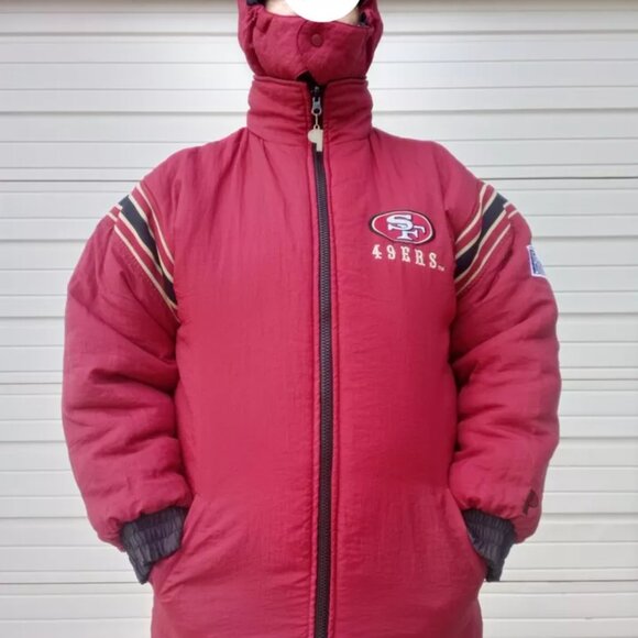 Vtg. San Francisco 49ers Pro Player NFL Experience Reversible Jacket - Size GD/L - Picture 2 of 15